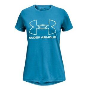 NWT‎ Girls Under Armour Big Logo Tech Tee Size YM